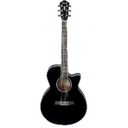 Guitarra Electroacustica Ibanez Negra (AEG10E-BK)