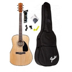 Paquete Guitarra Acustica Fender (DG-8S) - Envío Gratuito