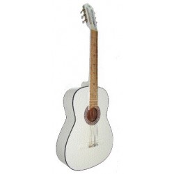 Guitarra Acustica Gilb 3/4 Tercerola Blanca