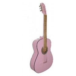 Guitarra Acustica Gilb 3/4 Tercerola Rosa