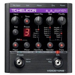 Pedal Procesador TC-Helicon VoiceTone Synth Vocal Effect - Envío Gratuito