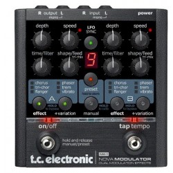 Pedal T.C. Electronic Para Guitarra Nova Modulator NM-1 (VATCEMODULATOR) - Envío Gratuito