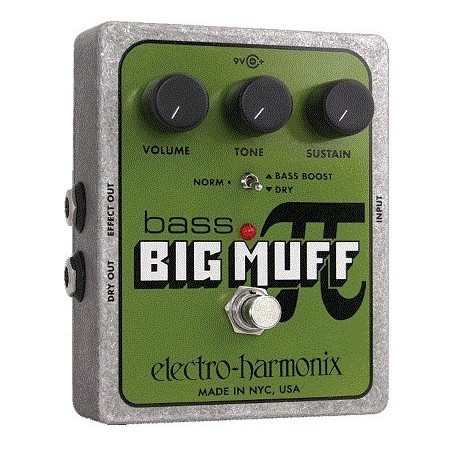 Pedal Bass Big Muff Pi Distortion/Sustainer (BASS BIG MUFF PI) - Envío Gratuito