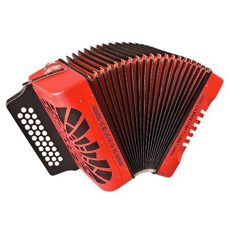 Acordeon de Botones Hohner Rey del Vallenato Sol (Diferentes Colores) - Envío Gratuito