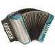 Acordeon de Botones Hohner Corona II Diferentes Colores Fa (FBB) - Envío Gratuito