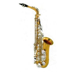 Saxofon Alto Silvertone Mib Laqueado / Niquelado SAS-200L/N (SLSX011) - Envío Gratuito
