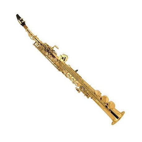 Sax Soprano Sib Blessing Laqueado con Estuche (6433L) - Envío Gratuito