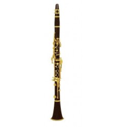 Clarinete Silvertone Sib 17 Negro Llaves Doradas (SLCL008)