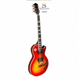 Guitarra Eléctrica SEGOVIA GUITARRA ELECTRICA ESTILO LES PAUL  SGGE002 - Envío Gratuito