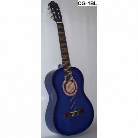 Guitarra Acústica SEGOVIA GUITARRA CLASICA AZUL MARINO  CG-1BL - Envío Gratuito