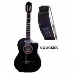 Guitarra Acústica SEGOVIA GUITARRA ELECTRO ACUSTICA NEGRA CLASICA  CG-2CEBK