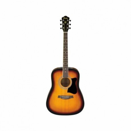 Guitarra Acústica IBANEZ GUITARRA ACUSTICA V50 JAMPACK SOMB.C/F MOD. V50NJP-VS  7000213 - Envío Gratuito