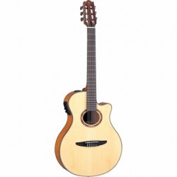 Guitarra Acústica YAMAHA Guitarra EA de cuerdas de nylon caja delgada aros y fondo de maple flameado GNTX900FM - Envío Gratuito