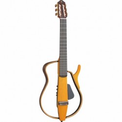 Guitarra Acústica YAMAHA Guitarra silent cuerdas de Nylon, diapasón Ebano, color Ambar Quemado GSLG130N - Envío Gratuito