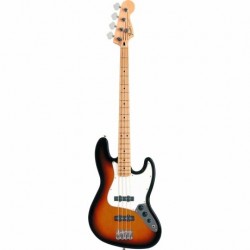 Bajo Eléctrico Fender Standard Jazz Bass® Maple Fingerboard Brown Sunburst 3-Ply Parchment Pickguard No Bag  0146202532 - Envío 