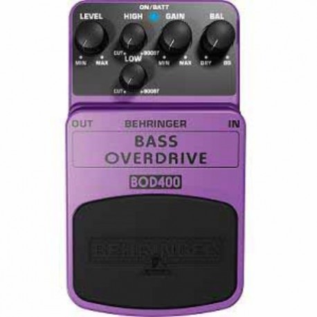 Efectos para Bajo BEHRINGER PEDAL BEHRINGER BOD400 BASS OVERDRIVE VABEHBOD400 - Envío Gratuito