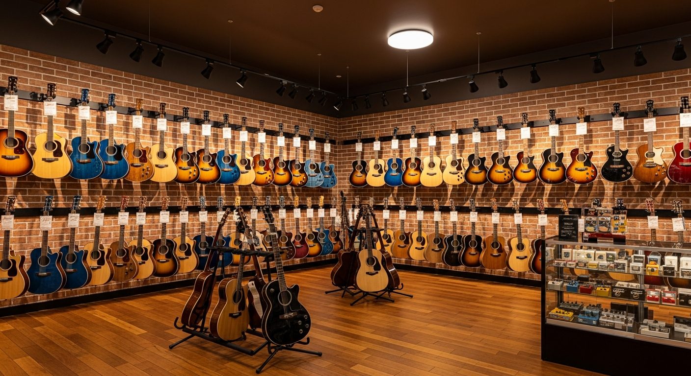 Guitarras eléctricas y acústicas